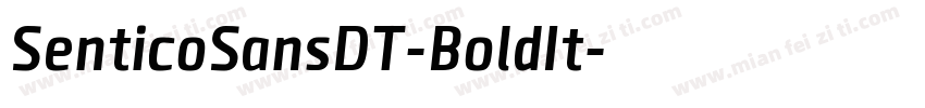 SenticoSansDT-BoldIt字体转换