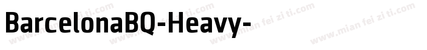 BarcelonaBQ-Heavy字体转换