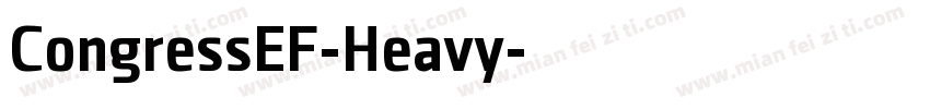CongressEF-Heavy字体转换