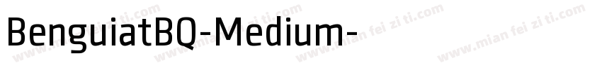 BenguiatBQ-Medium字体转换