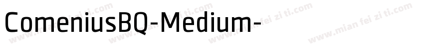 ComeniusBQ-Medium字体转换