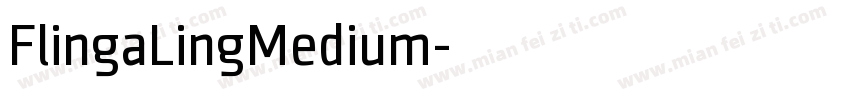FlingaLingMedium字体转换