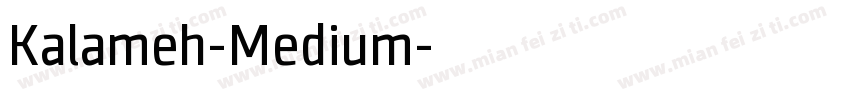 Kalameh-Medium字体转换