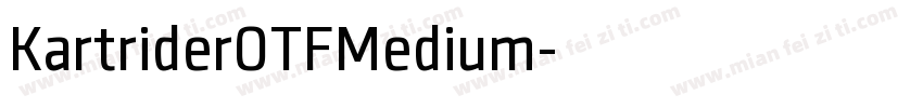 KartriderOTFMedium字体转换
