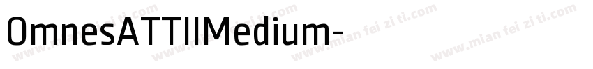 OmnesATTIIMedium字体转换