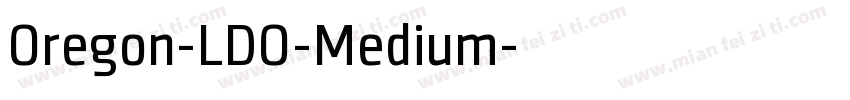 Oregon-LDO-Medium字体转换