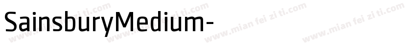 SainsburyMedium字体转换