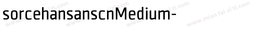 sorcehansanscnMedium字体转换