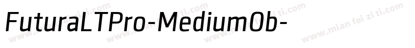FuturaLTPro-MediumOb字体转换