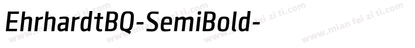 EhrhardtBQ-SemiBold字体转换