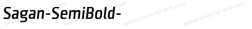 Sagan-SemiBold字体转换