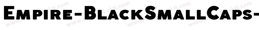 Empire-BlackSmallCaps字体转换