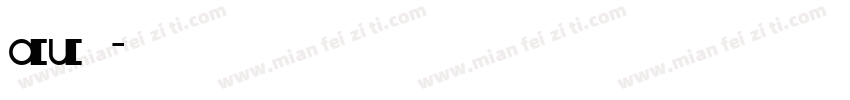 au字库字体转换