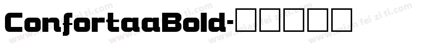 ConfortaaBold字体转换
