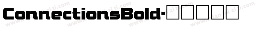 ConnectionsBold字体转换