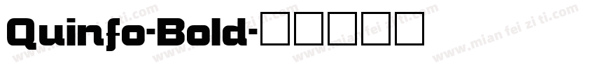 Quinfo-Bold字体转换