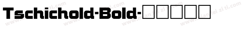 Tschichold-Bold字体转换