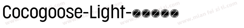 Cocogoose-Light字体转换