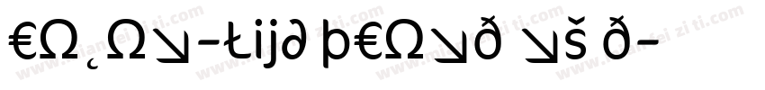 Cocon-LightCondensed字体转换