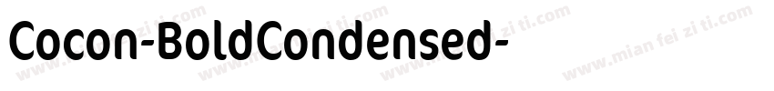 Cocon-BoldCondensed字体转换