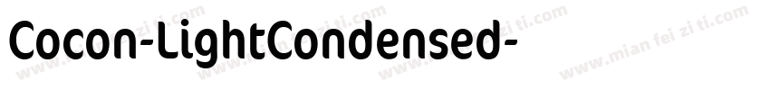 Cocon-LightCondensed字体转换