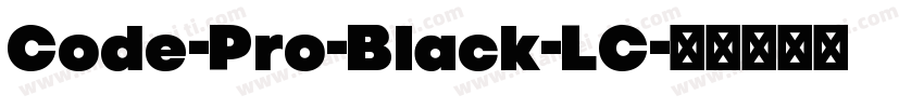 Code-Pro-Black-LC字体转换
