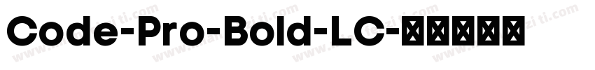 Code-Pro-Bold-LC字体转换