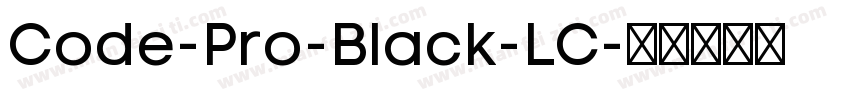 Code-Pro-Black-LC字体转换