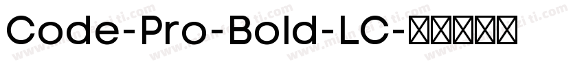 Code-Pro-Bold-LC字体转换