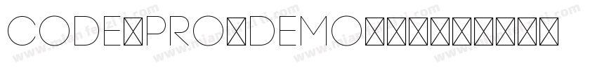 Code-Pro-Demo-常规字体转换
