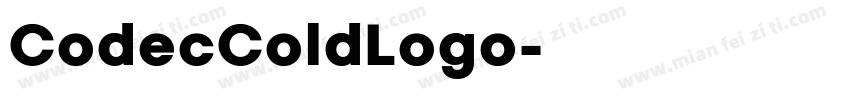 CodecColdLogo字体转换