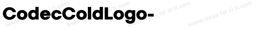 CodecColdLogo字体转换