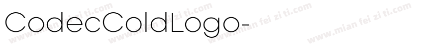 CodecColdLogo字体转换
