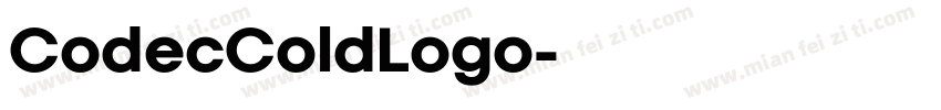CodecColdLogo字体转换