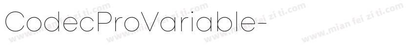 CodecProVariable字体转换