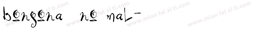 bongonautnormal字体转换