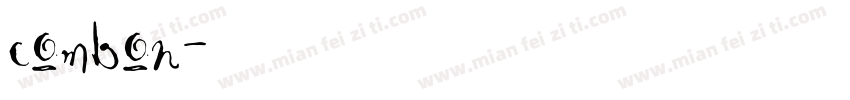 combon字体转换