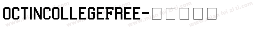 0ctinCollegeFree字体转换