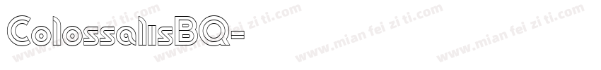 ColossalisBQ字体转换
