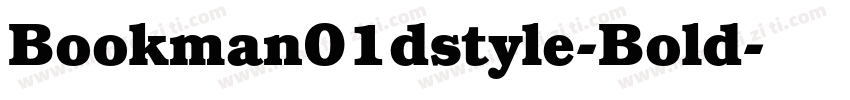 Bookman01dstyle-Bold字体转换