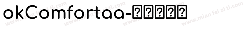 okComfortaa字体转换