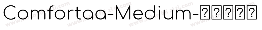 Comfortaa-Medium字体转换