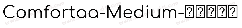 Comfortaa-Medium字体转换