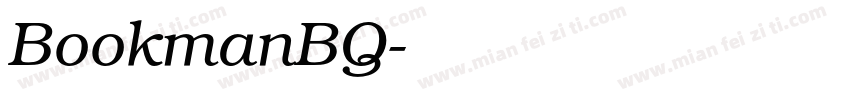 BookmanBQ字体转换