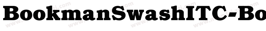 BookmanSwashITC-Bold字体转换