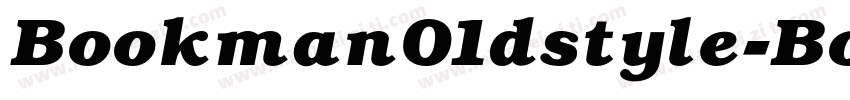 Bookman01dstyle-Bold字体转换