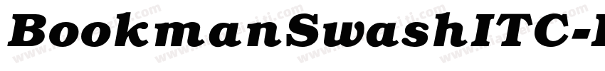 BookmanSwashITC-Bold字体转换