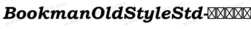 BookmanOldStyleStd字体转换