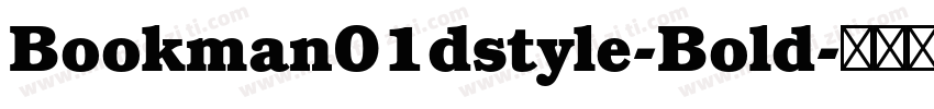 Bookman01dstyle-Bold字体转换