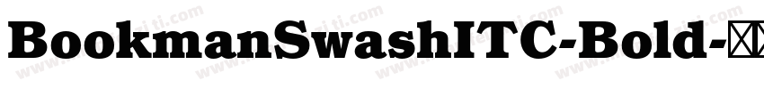BookmanSwashITC-Bold字体转换
